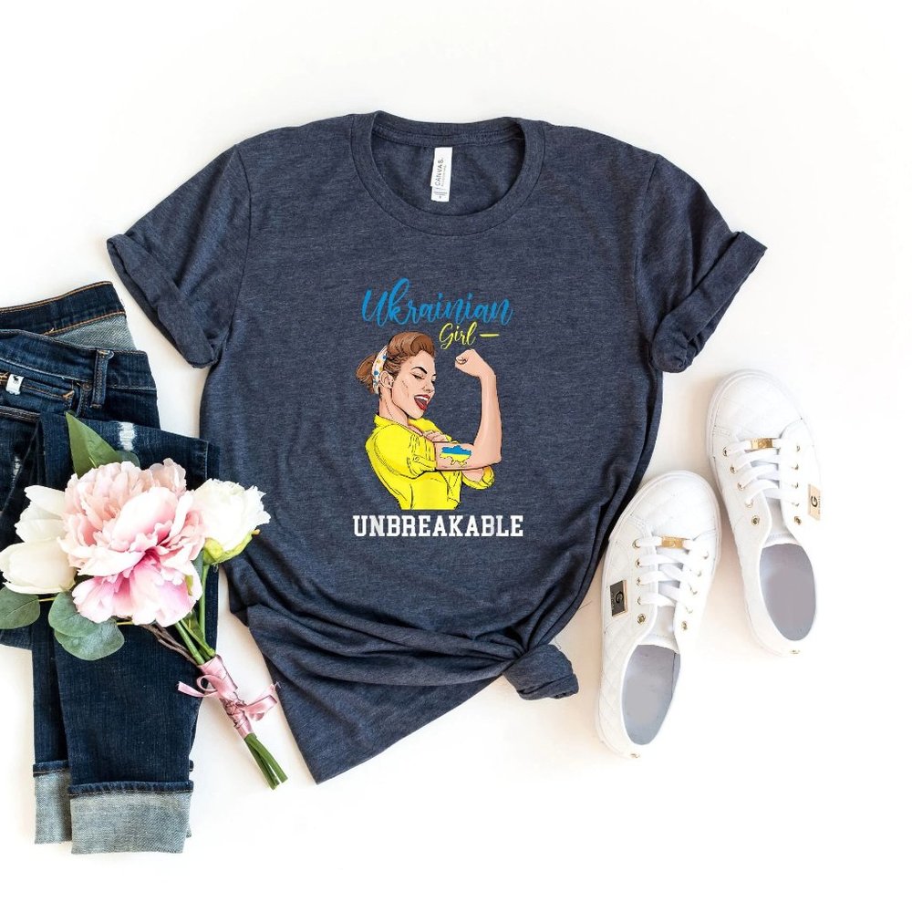 Ukrainian Girl Shirt, I Stand With Ukraine, Ukrainian Shirt, Free Ukraine Tee